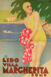 Poster su legno - Lago di Como