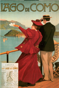 Poster su legno - Lago di Como 