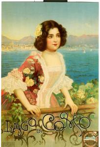 Poster su legno: Lago di Como 