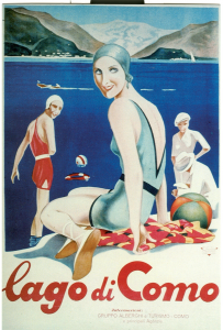 Poster su legno: Lago di Como