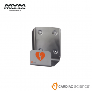 Supporto a parete in metallo CARDIAC science per defibrillatore