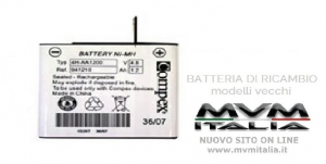 Batteria di ricambio Compex 1000mA (modelli recenti)