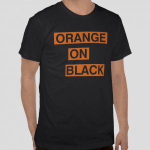 Simple Orange on Black