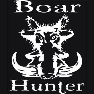 the Boar Hunter free shipping Black t shirt