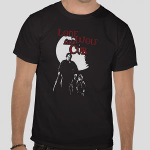 Ogami Itto Daigoro road to hell Lone wolf and cub Shogun Assassin Black t-shirt free shipping 