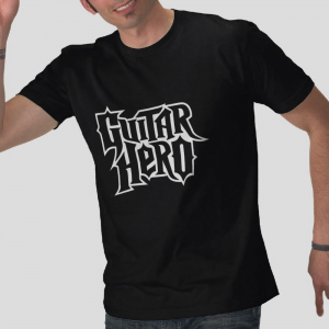 Guitar hero black t shirt