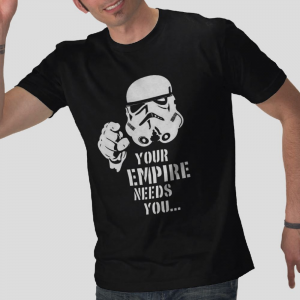 The Empire Needs You - The Imperial Stormtroopers elite shock troops helmet Star Wars black t-shirt