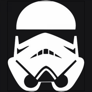 The Imperial Stormtroopers elite shock troops helmet Star Wars  black t-shirt