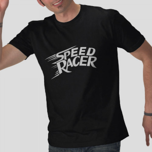 Speed racer Mach Go Go Go automobile racing japanese anime black t-shirt