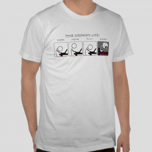 Modern Life funny geek t shirt