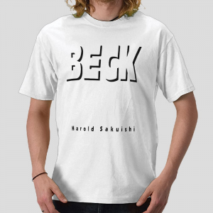 Beck Mongolian Chop Squad mcs rock band manga by harold Sakuishi white t-shirt