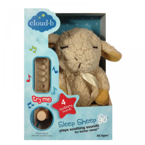 Pecora Peluche con suoni Sleep Sheep On the Go Cloud-B