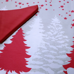 Tovaglia natalizia con tovaglioli rettangolare 150x220 cm TAG HOUSE - COCOON