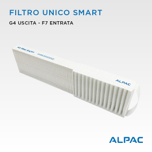 Filtro unico di ricambio per Alpac VMC Smart- Climapac VMC Inside Smart