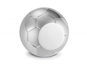 Fermacarte soccer in silver plated