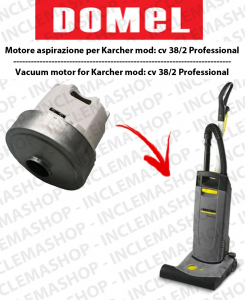 CV 38/2 Professional Vacuum Motor Domel for Battitappeto Karcher