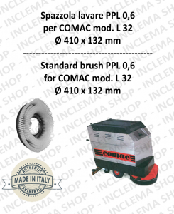L 32 Standard Bürsten PPL 0,6 für Scheuersaugmaschinen COMAC