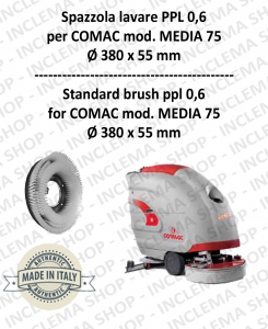 MEDIA 75 Strandard Wash Brush PPL 0,6 for Scrubber Dryer COMAC