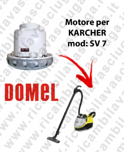 SV 7 Vacuum Motor Domel for pulitore a vapore con aspirazione