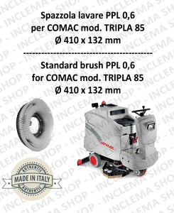 TRIPLA 85 Standard Bürsten PPL 0,6 für Scheuersaugmaschinen COMAC