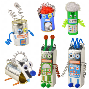 Il Mondo dei Robot Set Gioco Ecologico per Bambini Re-Cycle-Me