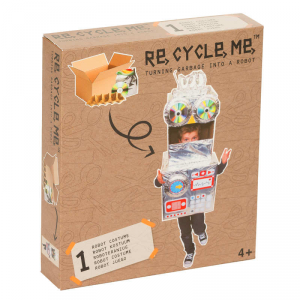 Costume da Robot Set Gioco Ecologico per Bambina Re-Cycle-Me