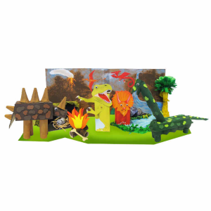 Playworld Dinosauri XL Set Gioco Ecologico per Bambina Re-Cycle-Me
