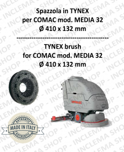 MEDIA 32 spazzola in TYNEX for Scrubber Dryer COMAC