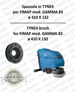 GAMMA 83 spazzola in TYNEX per lavapavimenti FIMAP