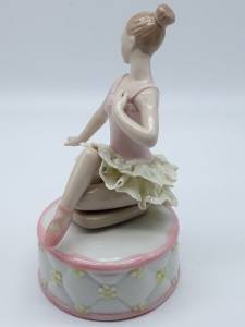Carillon Ballerina classica in ceramica, vendita on line | GIOIELLERIA BRUNI Imperia