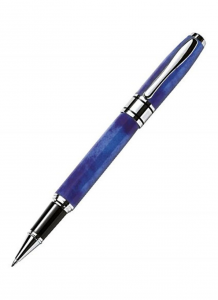 Penna Roller marmorizzata blu