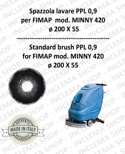 MINNY 420 Standard Bürsten PPL 0,9 für Scheuersaugmaschinen FIMAP
