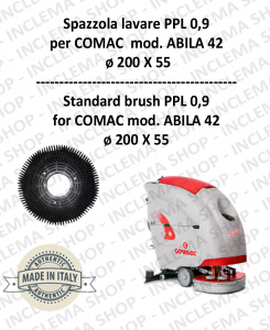 Strandard Wash Brush ppl 0,9 for Scrubber Dryer COMAC mod. ABILA 42 