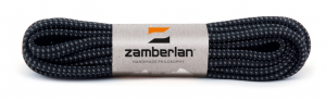 ZAMBERLAN® ROUND LACES - Black / Grey   