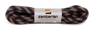  ZAMBERLAN® ROUND LACES - Black / Orange