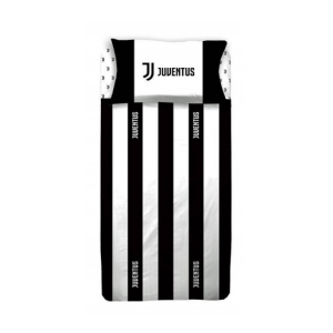 JUVE Double Bed Sheet Set JUVENTUS white and black Official Product