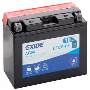 Batteria MOTO EXIDE 10Ah Sx - ET12B-BS
