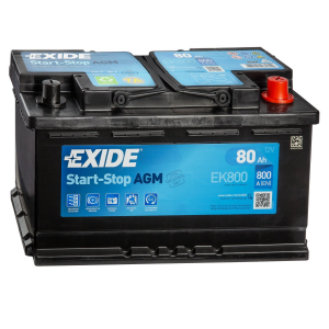 Batteria EXIDE 80Ah Dx - EK800