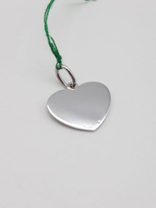 Ciondolo cuore in argento con incisione, vendita on line | GIOIELLERIA BRUNI Imperia