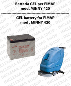 Batteria al GEL for Scrubber Dryer FIMAP model MINNY 420
