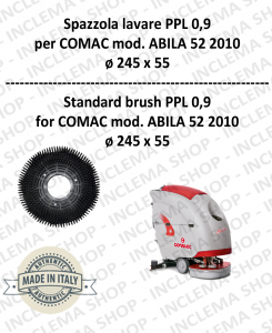 Strandard Wash Brush ppl 0,9 for Scrubber Dryer COMAC mod. ABILA 52 2010 con 3 pioli