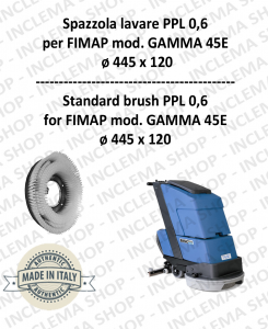 GAMMA 45E Standard Bürsten PPL 0,60 für scheuersaugmaschinen FIMAP