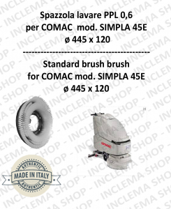 SIMPLA 45E Standard Bürsten PPL 0,60 für scheuersaugmaschinen COMAC