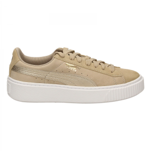 Puma suede cheap platform donna bianche