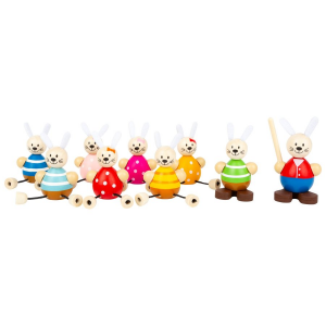 Scuola dei conigli Set da gioco in legno