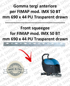 Gomma tergi anteriore per lavapavimenti FIMAP mod. IMX 50 BT