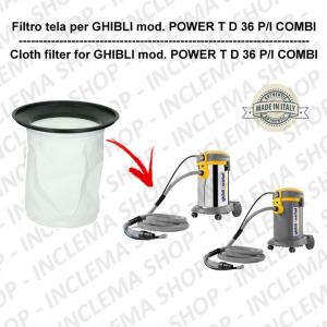 POWER T D 36 P/I COMBI Filtre Toile pour aspirateur GHIBLI