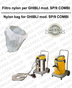 SAC FILTRE NYLON cod: 3001215 pour aspirateur GHIBLI Reference SP9/COMBI