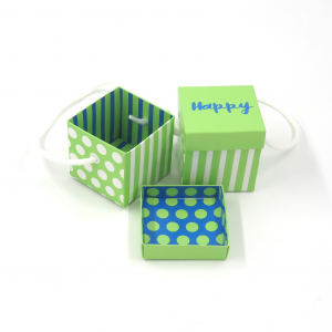 Scatolina Happy Verde / Blu