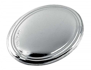 Blasone placca ovale in argento